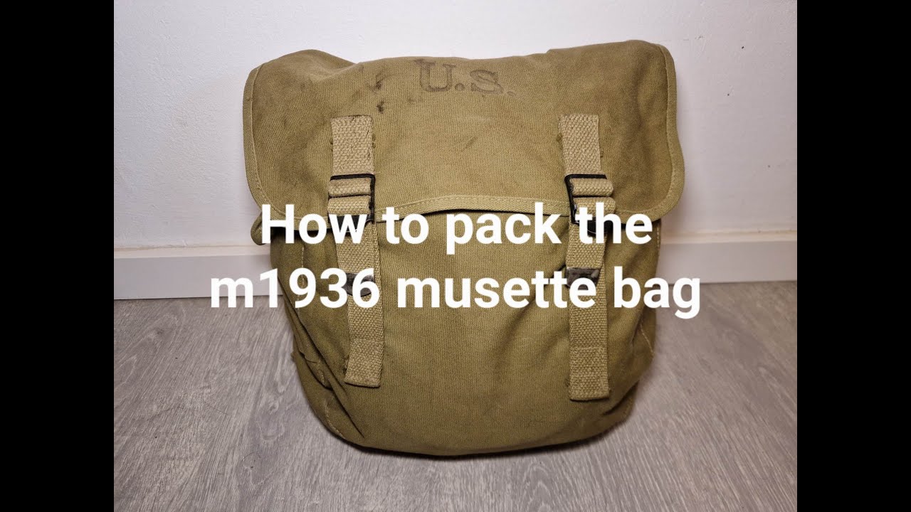 How to pack the m1936 musette bag. What's inside?