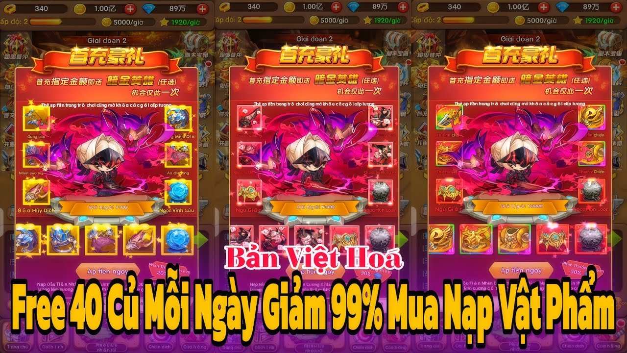 Chính Phái Tập Kích X7GAME - Việt Hoá Free 40 Củ Mỗi Ngày Mua Full Gói Vật Phẩm Và Giảm 99% Nạp Tệ