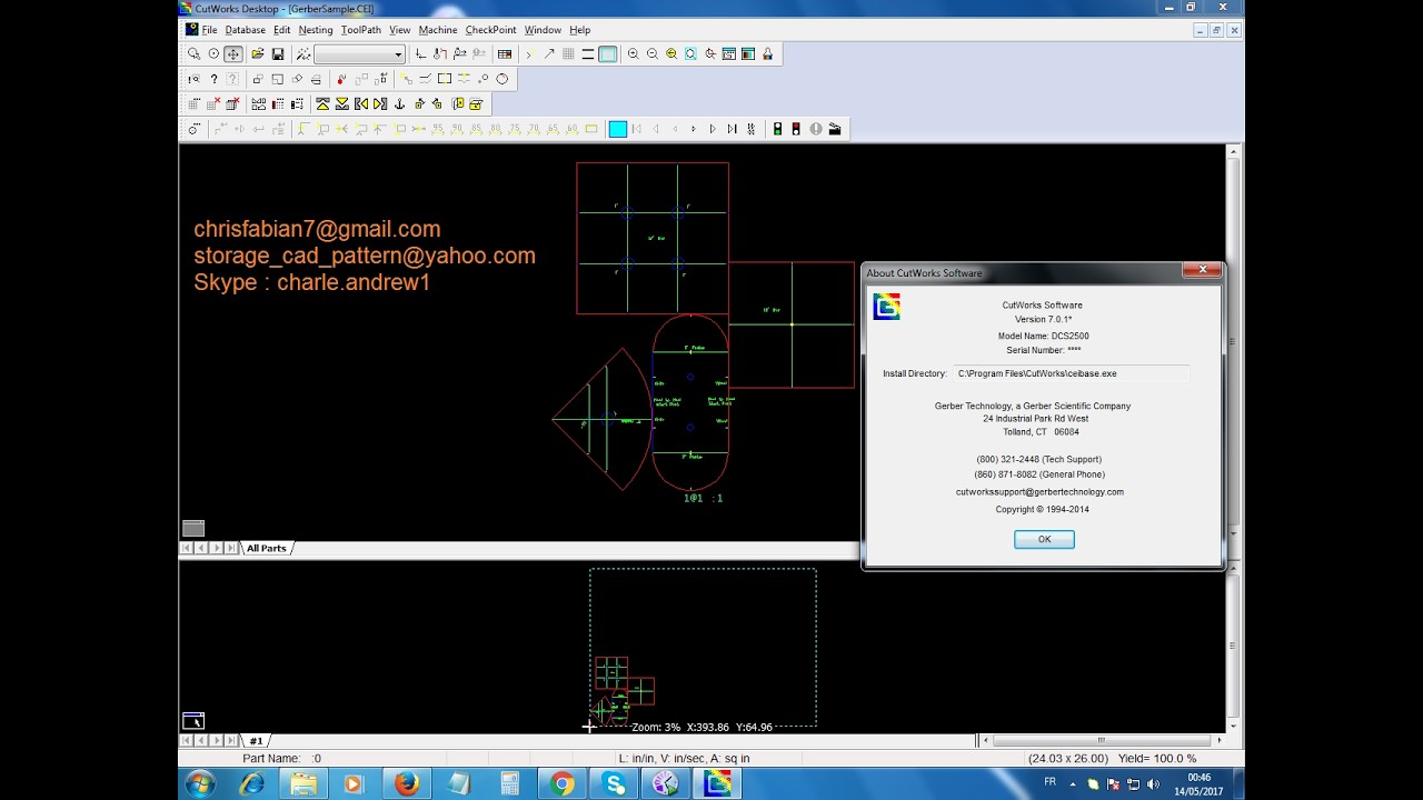 Gerber Cutworks v7.0.1  (( Windows 10-11 X64 Bit ))