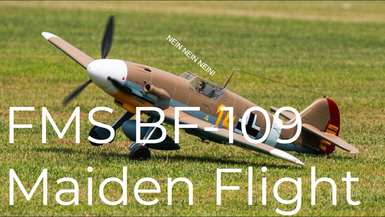 FMS BF-109 First Flight