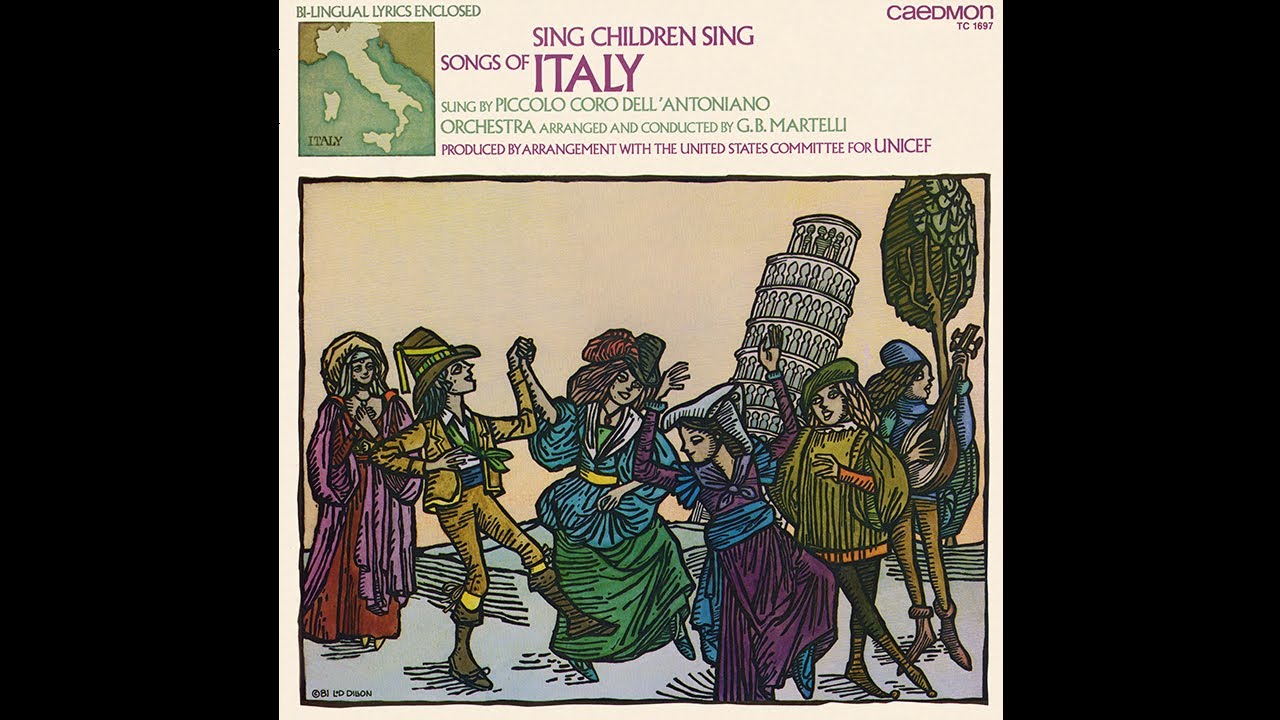 Sing Children Sing - Songs Of Italy (Caedmon LP) - Side 2