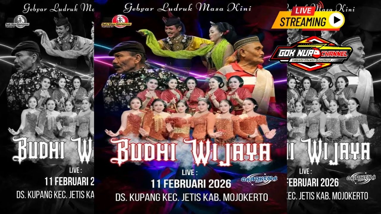 Live. Ludruk - BUDHI WIJAYA -  Pentas Di Ds. Kupang - Jetis - Mojokerto