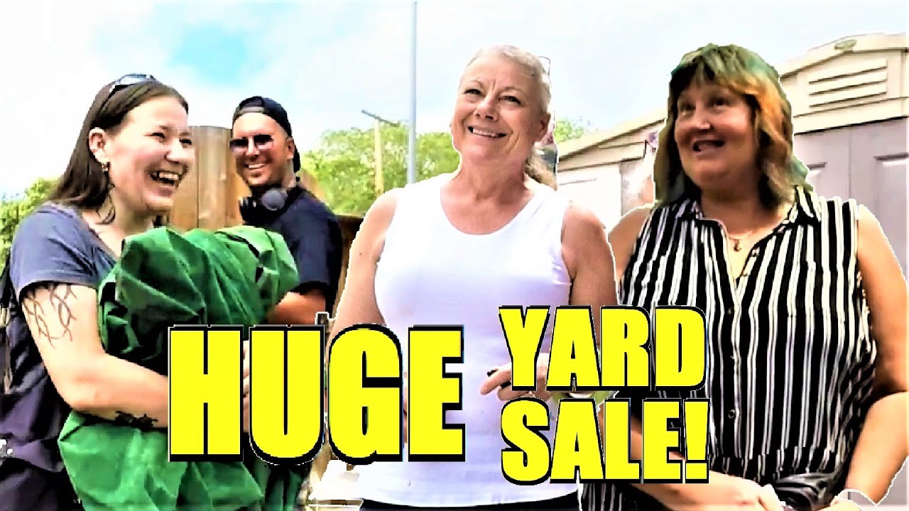 Ep414: AWESOME YARD SALE FINDS FROM ALANA & FRIENDS  - WE MEET A FAN  -  ANTIQUE BARGAIN HUNTER