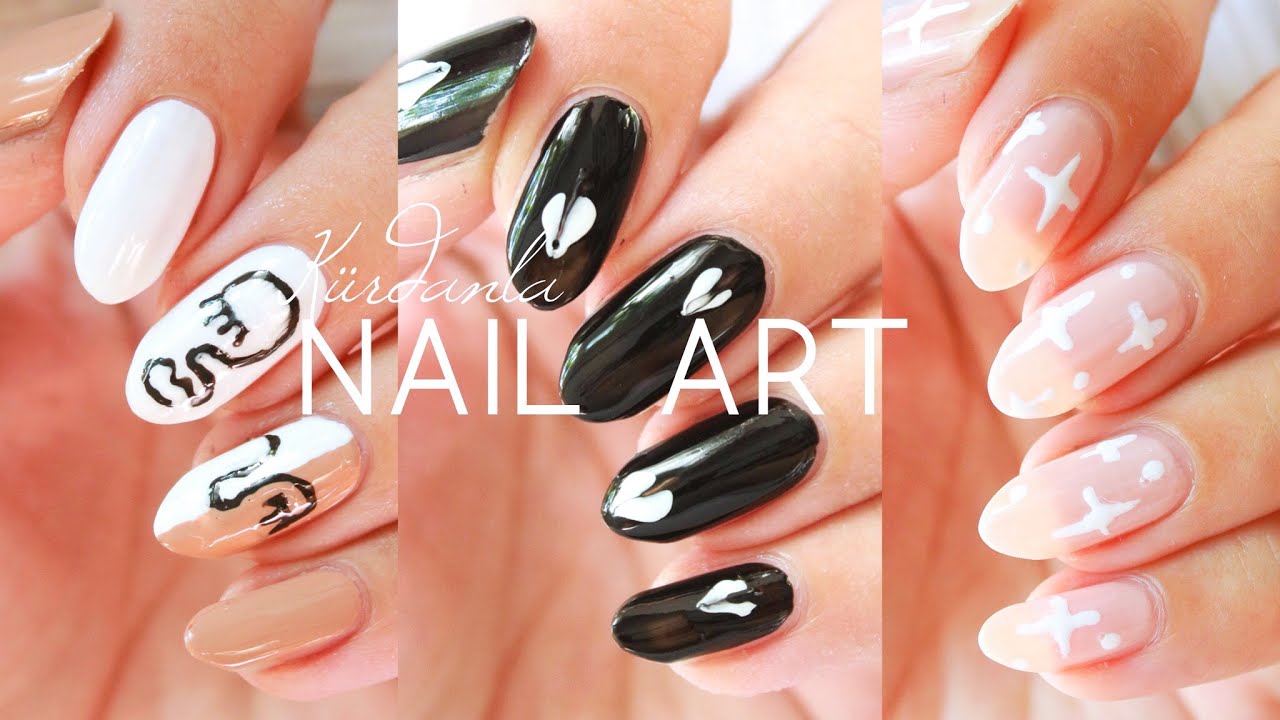 Kürdanla Yapılan 3 Havalı Nail Art | Mutlaka Denemelisiniz | Nail Art With Toothpick | Benimelim
