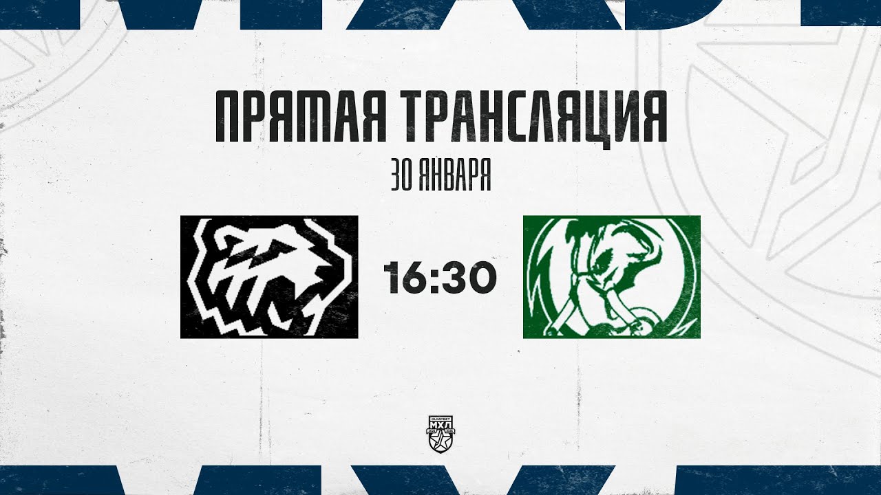 30.01.2026. «Белые Медведи» – «Мамонты Югры» | (OLIMPBET МХЛ 25/26) – Прямая трансляция