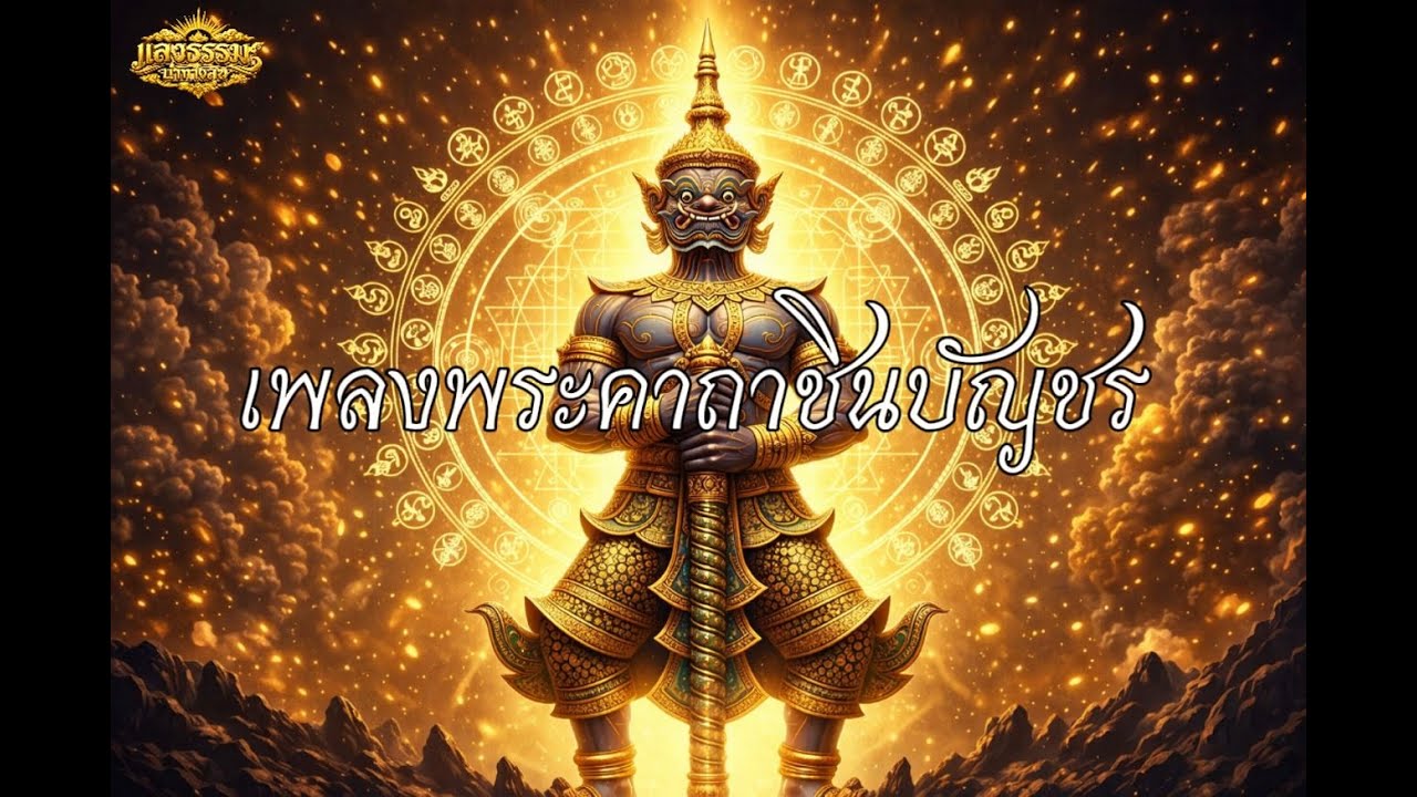 เพลงพระคาถาชินบัญชร (เสียงทอง) คลื่นเสียงแห่งบุญ ฟังสบาย จิตสงบ ผ่อนคลาย