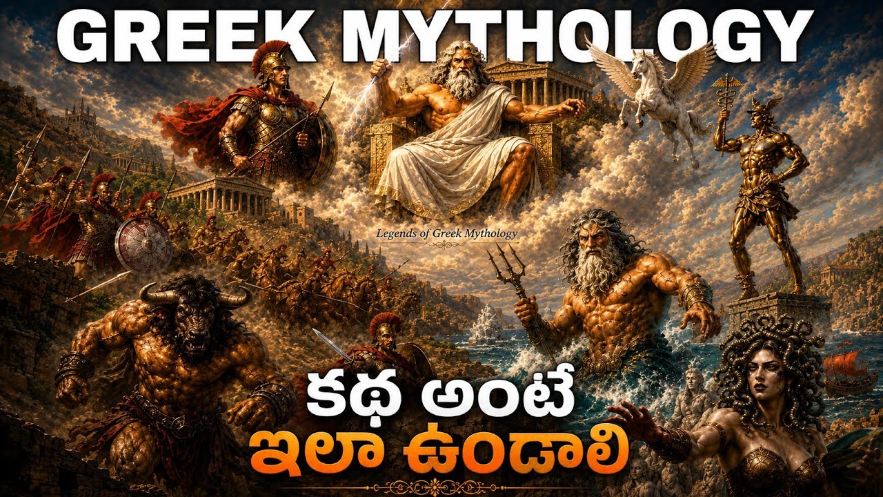 I Explained Greek Mythology Full Story In Telugu | ENTIRE Greek Mythology | Odyssey