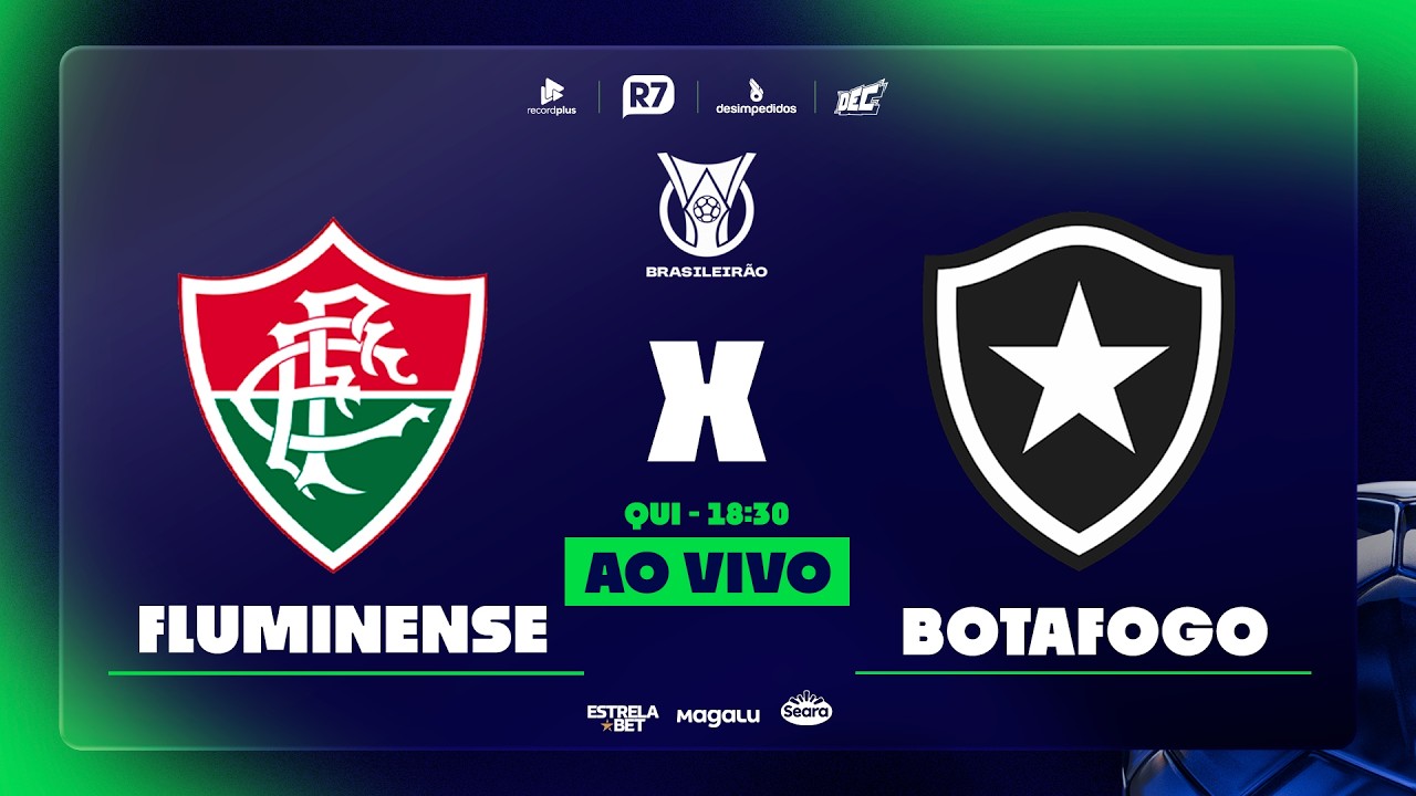 Fluminense x Botafogo | Brasileir&atilde;o 2026 na RECORD