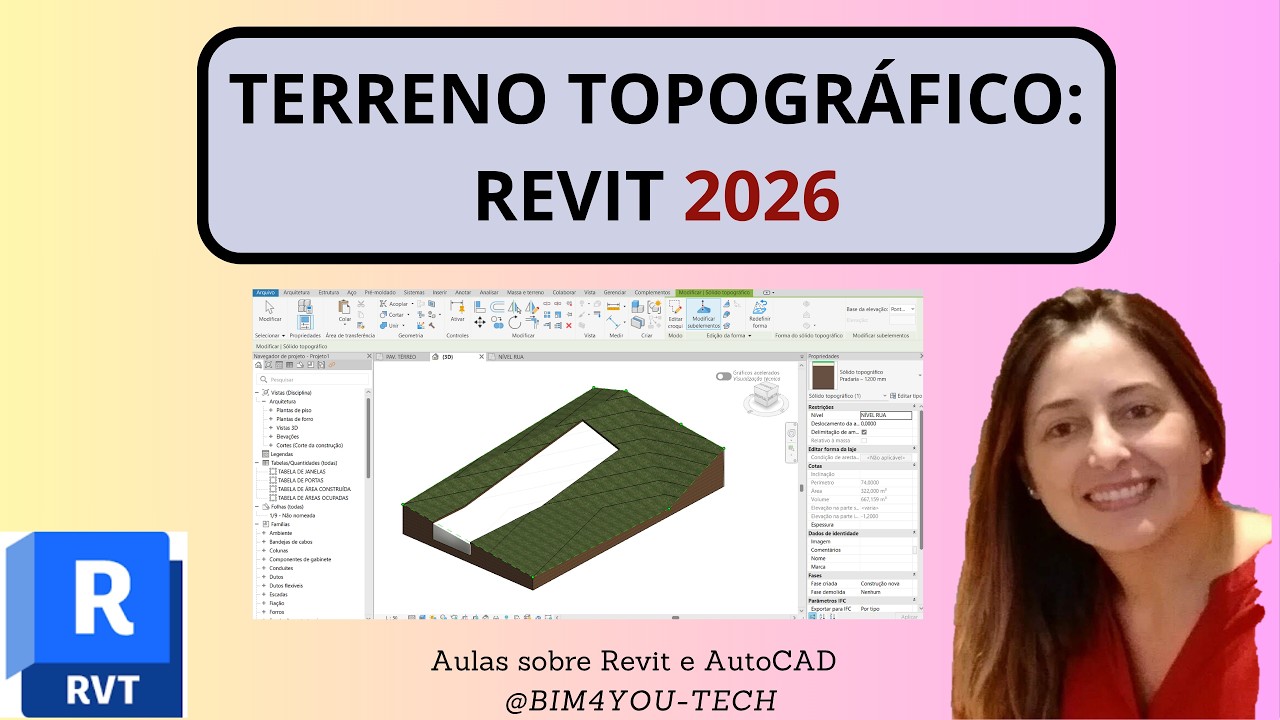 ✅ Terreno Topográfico no Revit 2026 - Passo a Passo Fácil e Rápido!   BIM4You