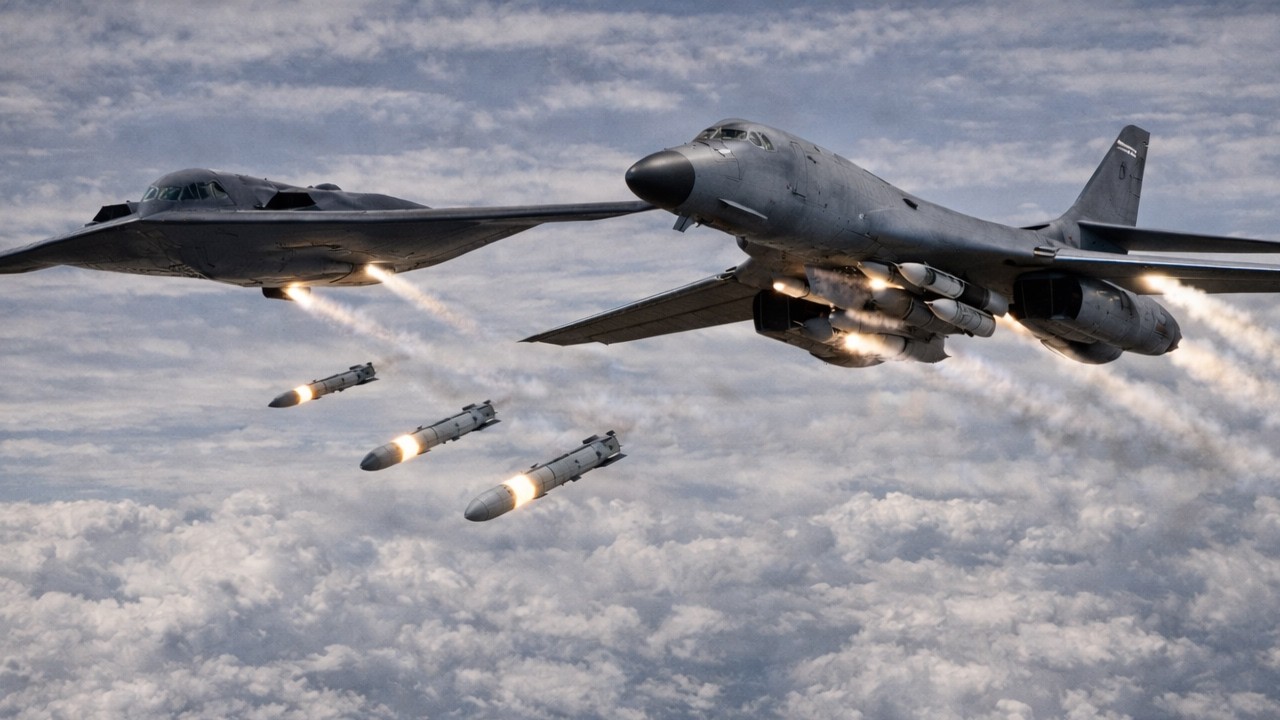 Бомбардировщики B-1B Lancer уничтожили иранское ракетное командование.