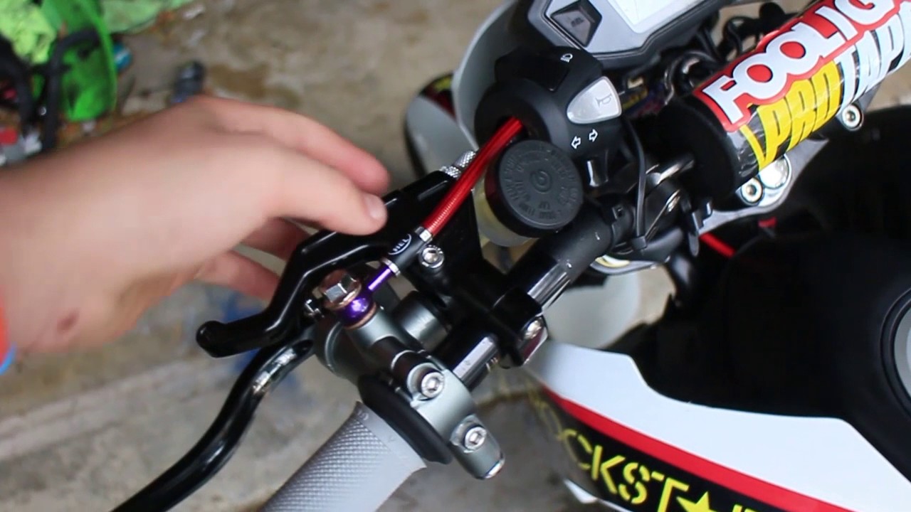 Cheap Honda GROM Stunt Bike Build + Junction Valve Hand Brake Setup