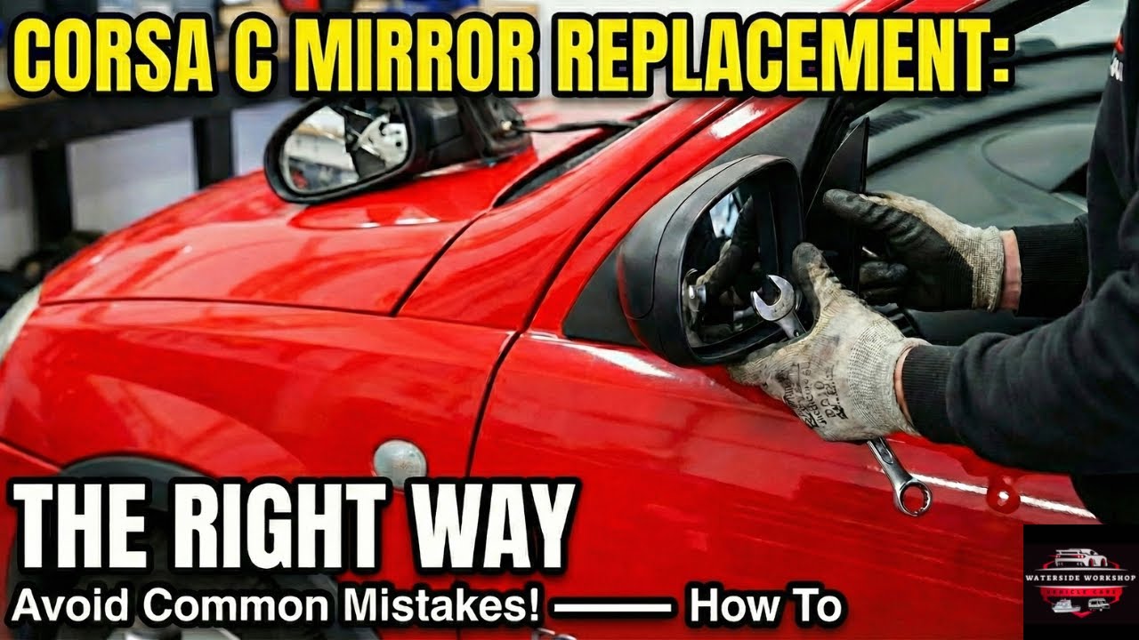 How To: Vauxhall Corsa C & Combo Door Mirror Replacement Tutorial (The Proper Way)