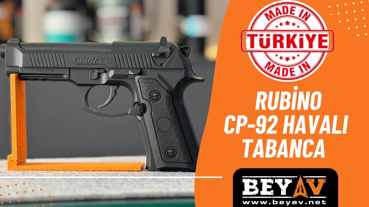 Yerli &uuml;retim yeni Havalı Tabanca Modeli Rubino Cp -92