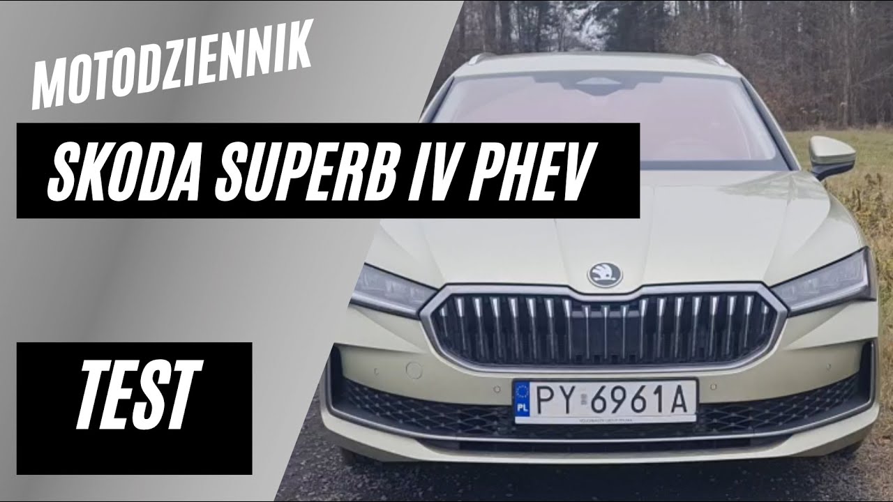Motodziennik test - SKODA Superb IV PHEV - DRAMAT i ROZCZAROWANIE ROKU