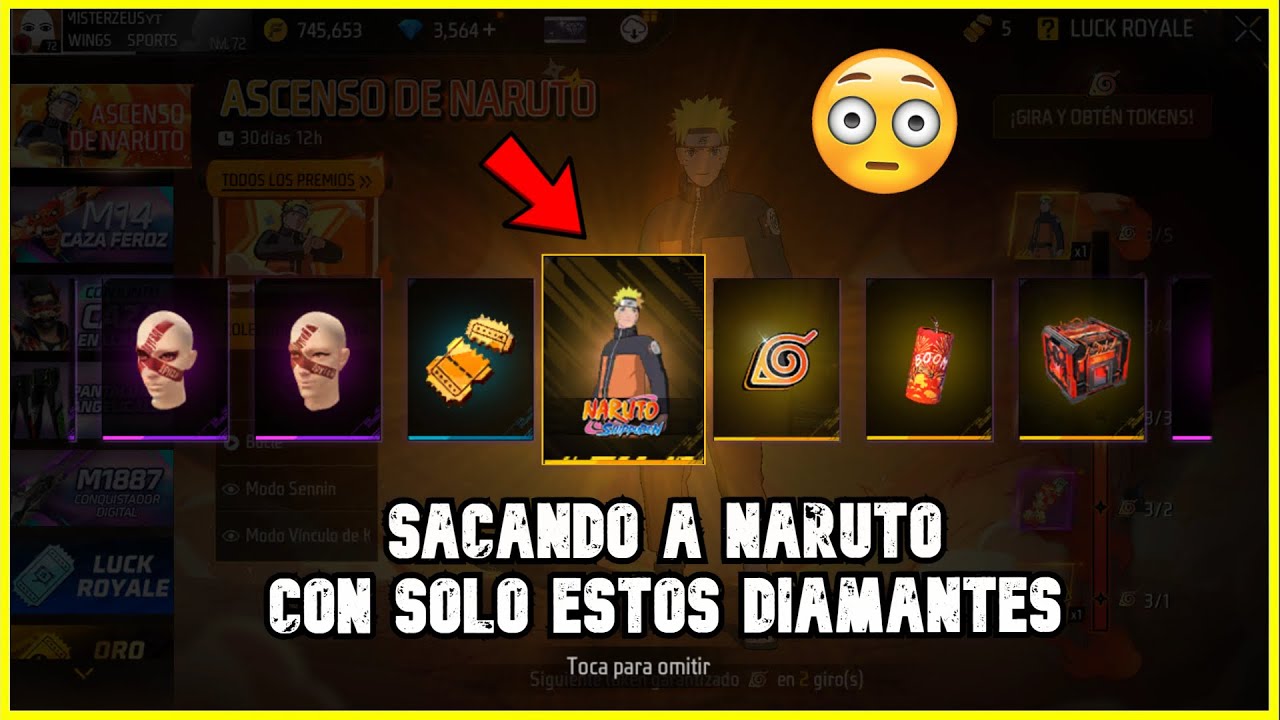 RAPIDO SACANDO A NARUTO SHIPPUDEN TORRE NARUTO CUANTOS DIAMANTES SE GASTA TOKEN NARUTO FF LATAM