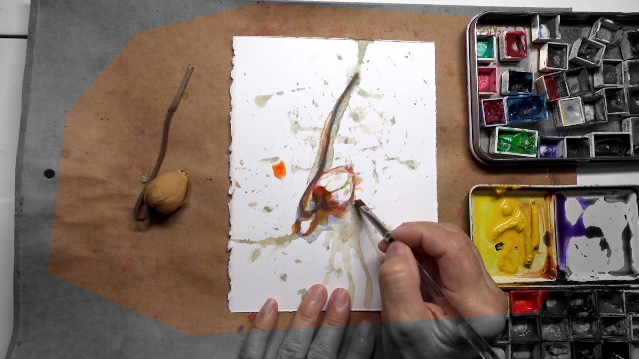 PROCESS: Daily Rose Watercolour Painting DAY 3816 (20260118SUN)