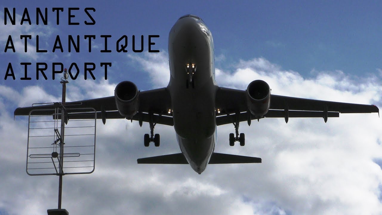 [4K] NANTES ATLANTIQUE AIRPORT PLANE SPOTTING