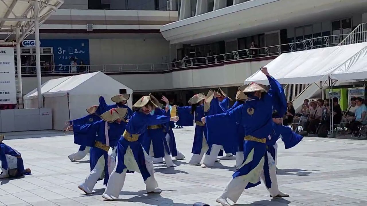新潟総踊り連 あじかた心 蒼天 2024.9.14 にいがた総踊り万代シティ2F