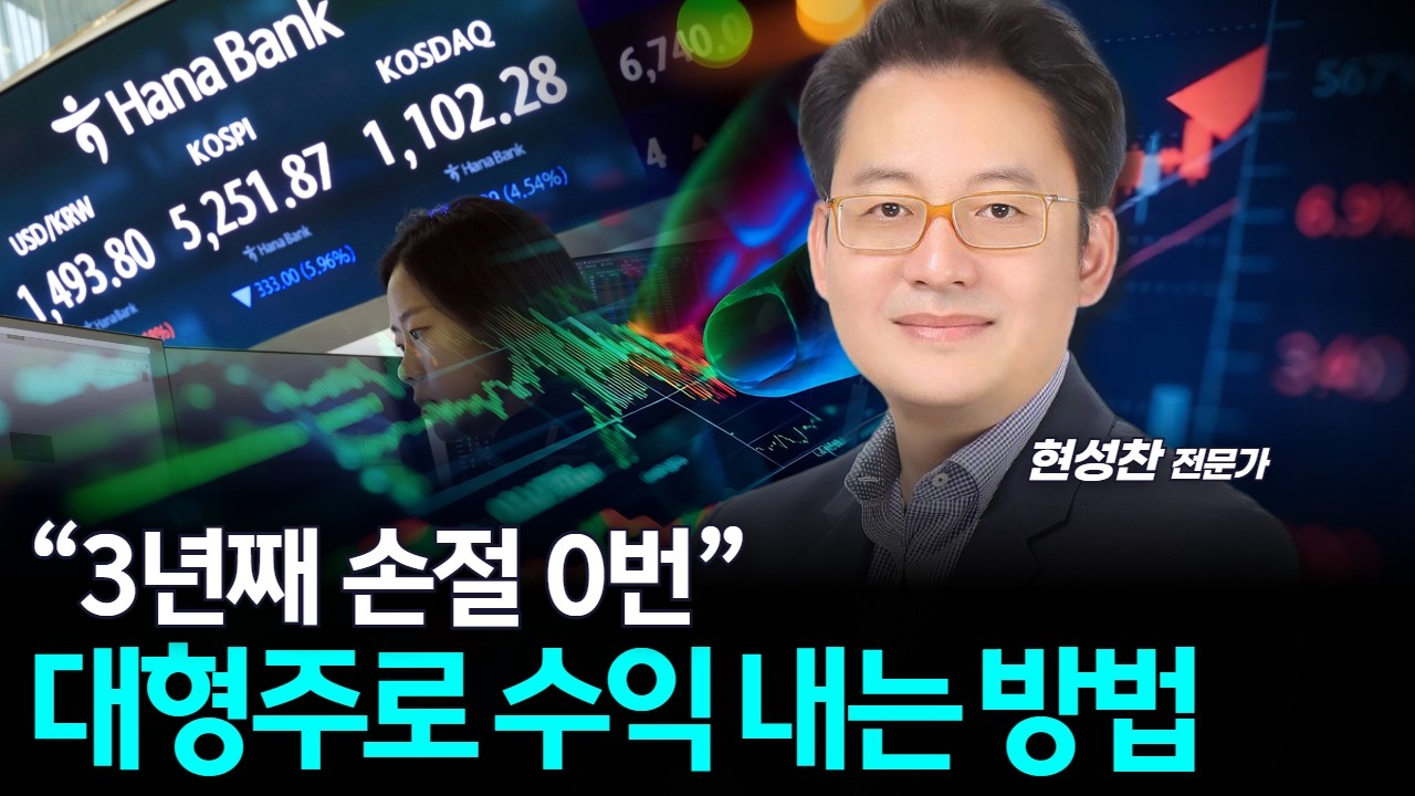 “3년째 손절 0번”…대형주로 수익 내는 방법