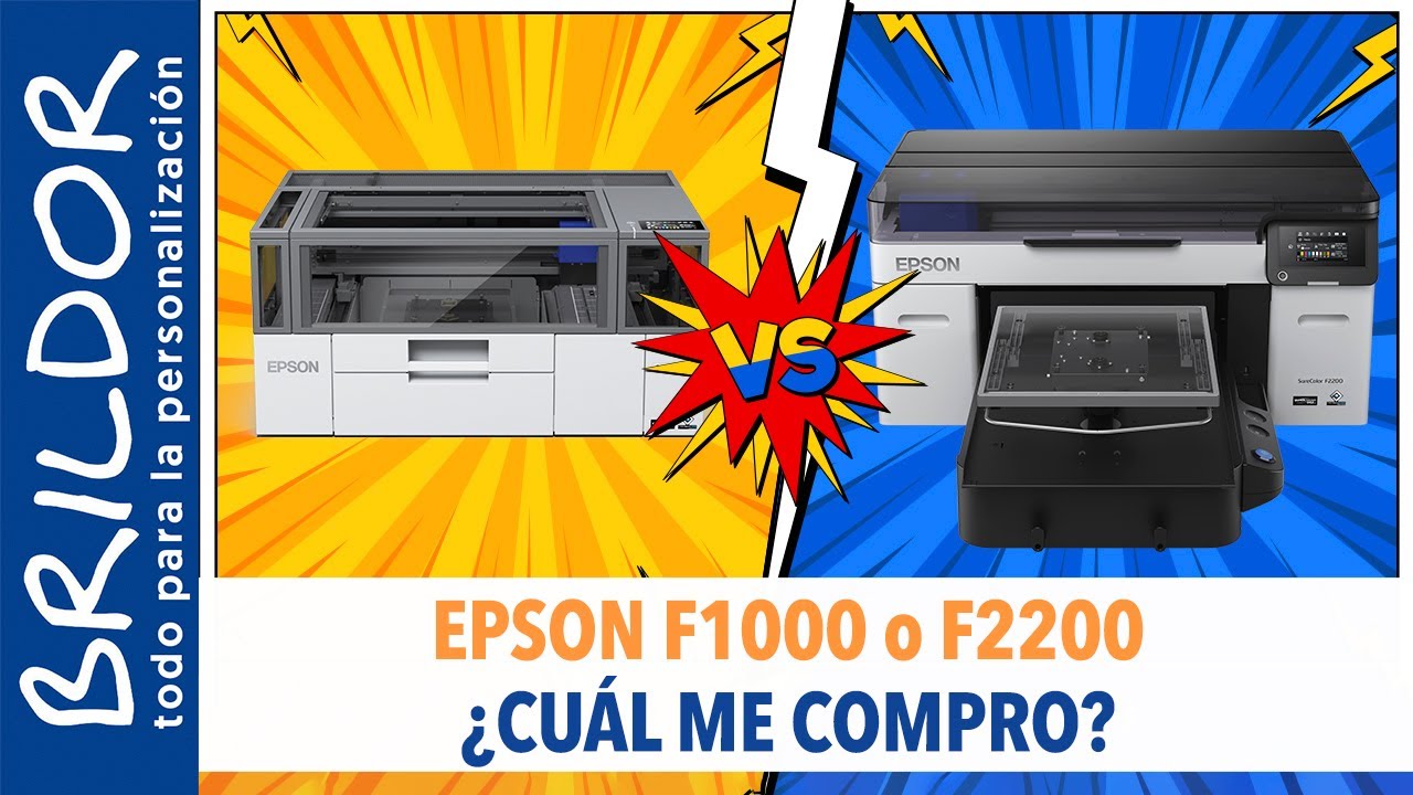 ¿EPSON F1000 o F2200? ¿CUÁL COMPRO? Comparativa IMPRESORAS DTF & DTG