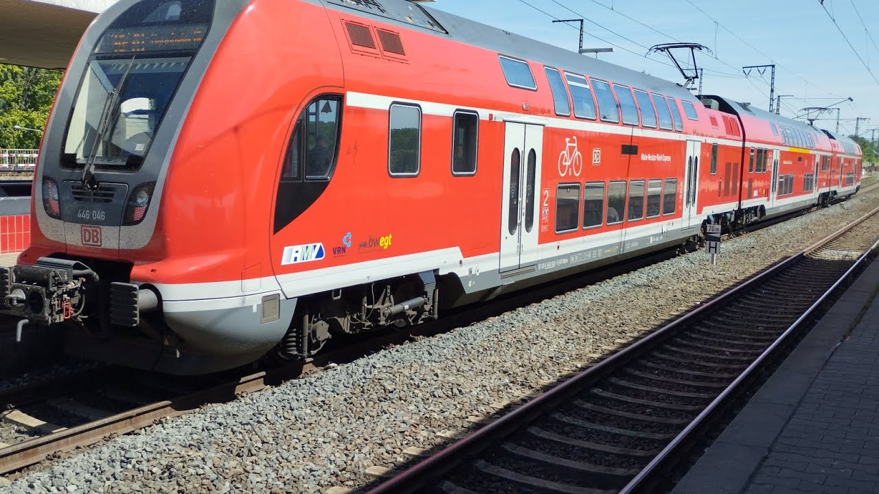[DB Regio Mitte] (Ansagen) RE70 Mannheim Hbf - Frankfurt(Main)Hbf (2/3)