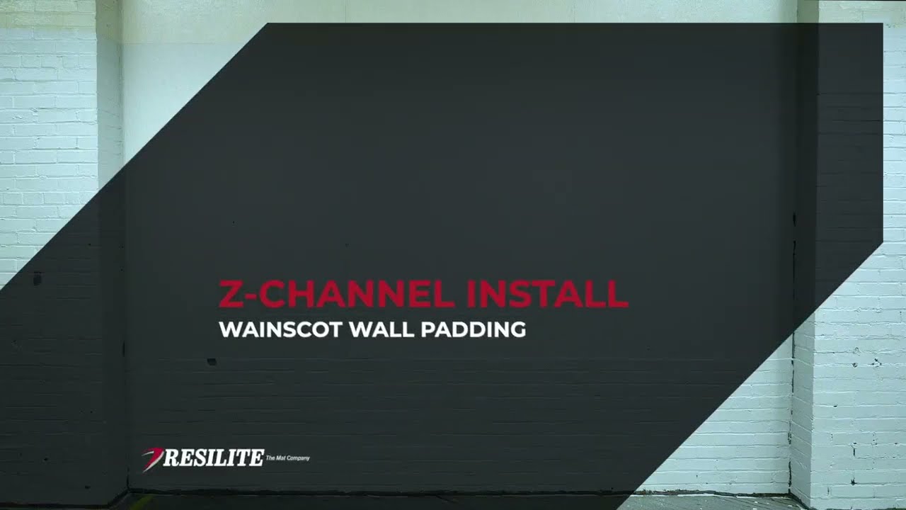 Z Channel Install - Wainscot Wall Padding