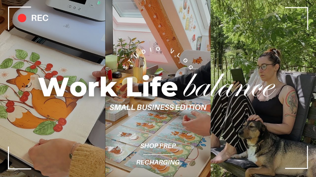 Trying to Balance Small Business and Life ✿ Studio Vlog 36