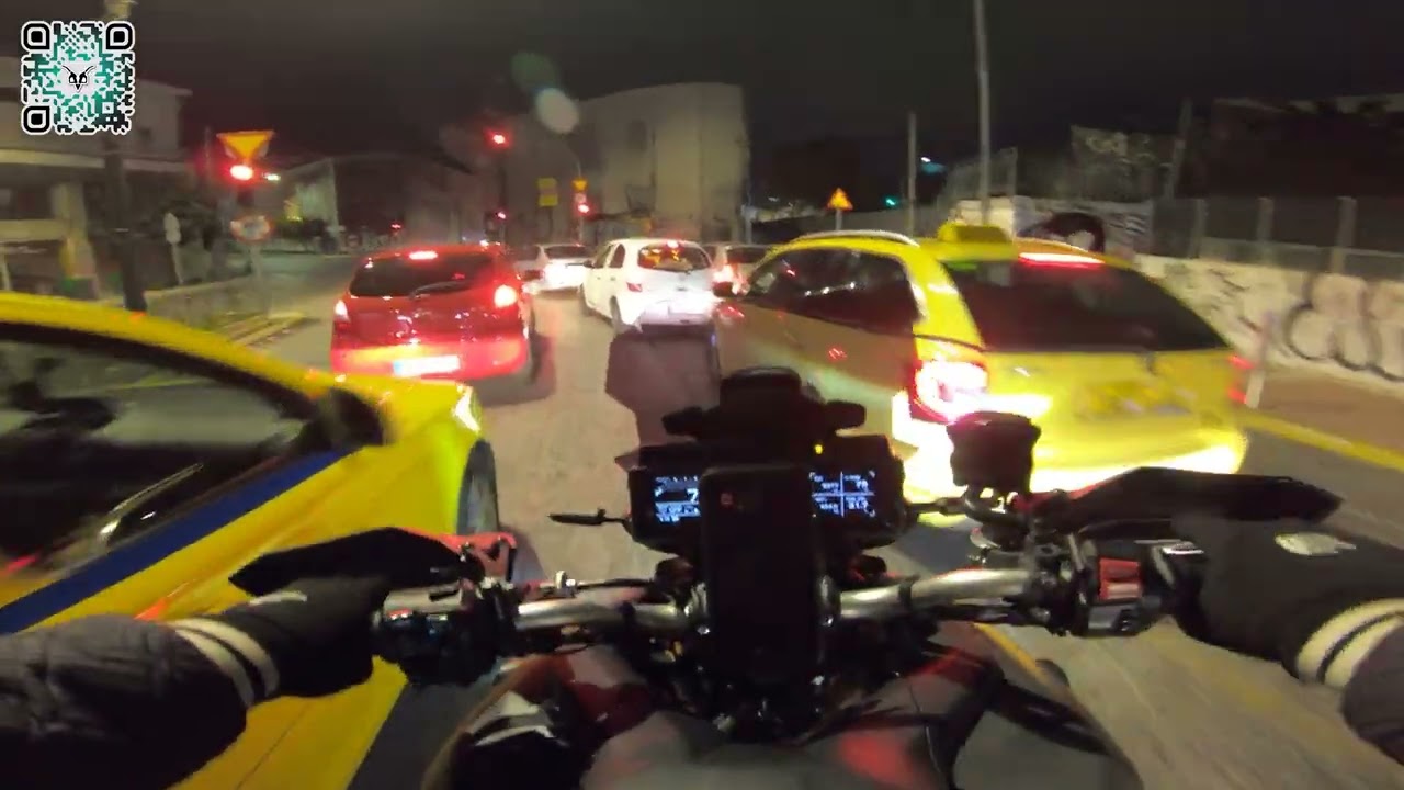 Βραδινή βόλτα με τον Μπαλτά 🔥 Tracer 9 GT #tracer #motovlog #yamaha