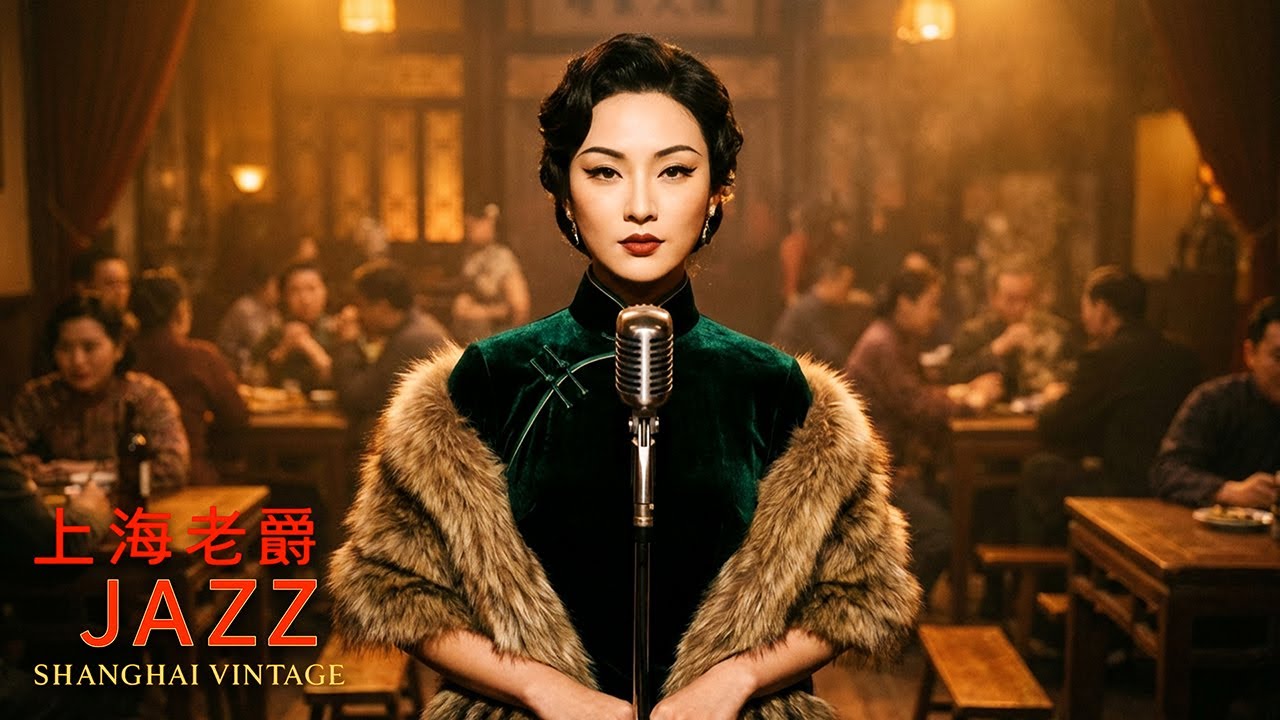 外灘夜色下的茶館爵士旋律｜Vintage Jazz Lounge Vibes, Smooth and Elegant