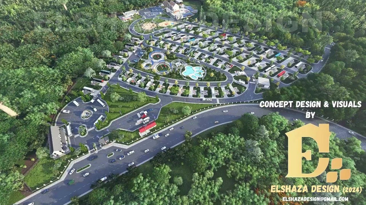 Site Plan in Revit | Legends RV Park 3D Animation & Proposed Resort Design Concept
