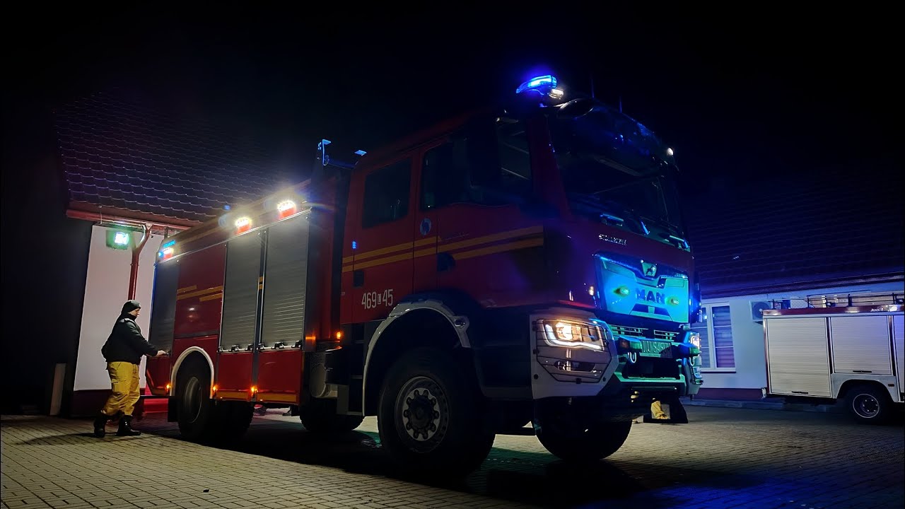 [NOWOŚĆ] Powitanie wozu dla OSP KSRG Jawidz- 469[L]45 GCBA 7/40 MAN TGM/Stolarczyk