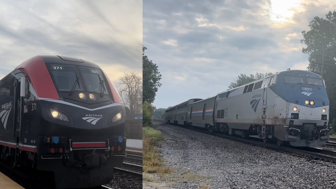Rare/Weird Consists on Amtrak Carl Sandburg 