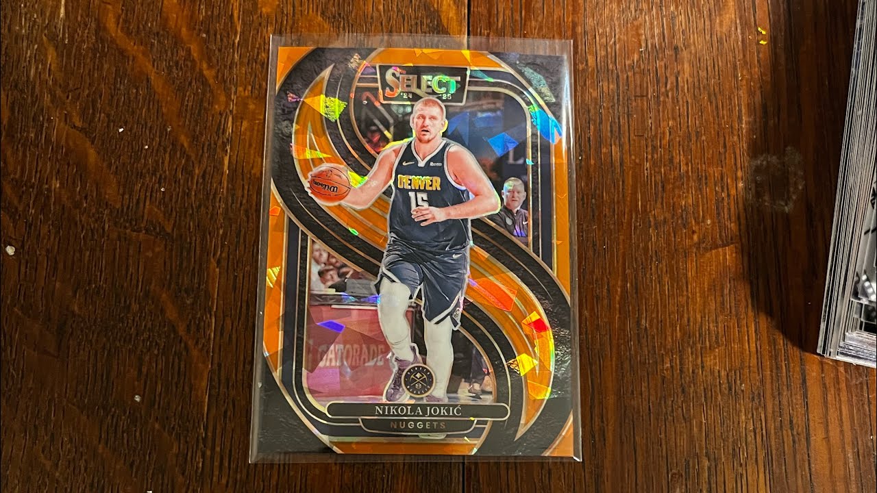 Jokic Numbered Orange Cracked Ice 🧊 2024-25 Select Mega Box Rip