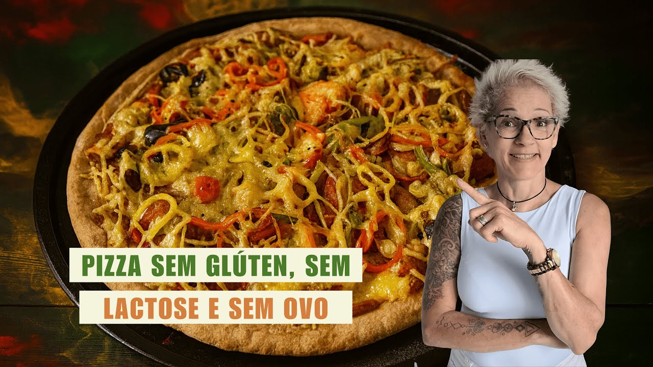 A melhor PIZZA saudável que eu já fiz - Sem glúten