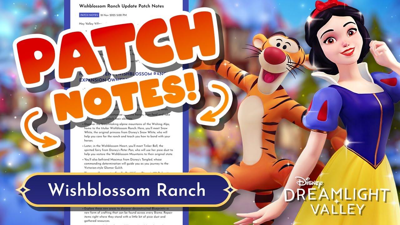 Всё о патче Wishblossom Ranch (плюс НОВЫЕ наборы премиум-магазина!) | Dreamlight Valley