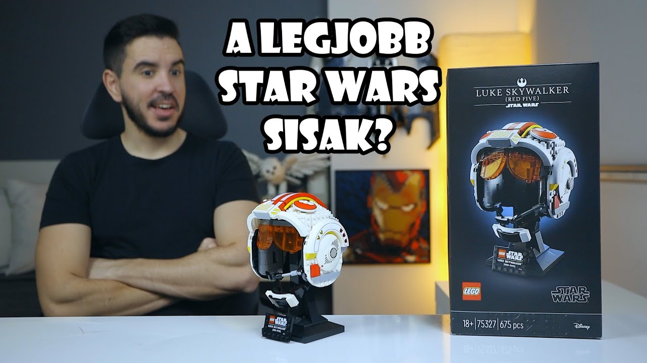 Vörös vezér jelentkezz! || LEGO Star Wars 75327 Luke Skywalker (Vörös Ötös) sisak