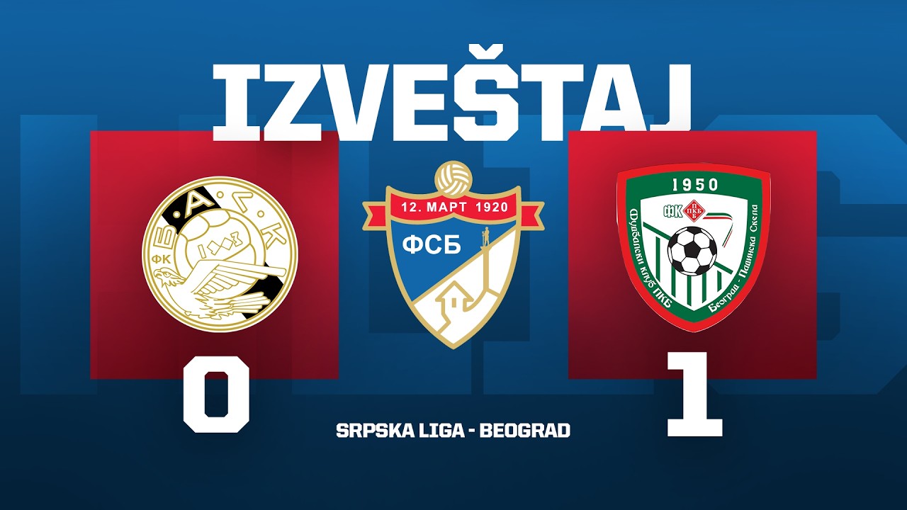 BASK - PKB 1950 Srpska Liga Beograd 25/26 - 16. Kolo