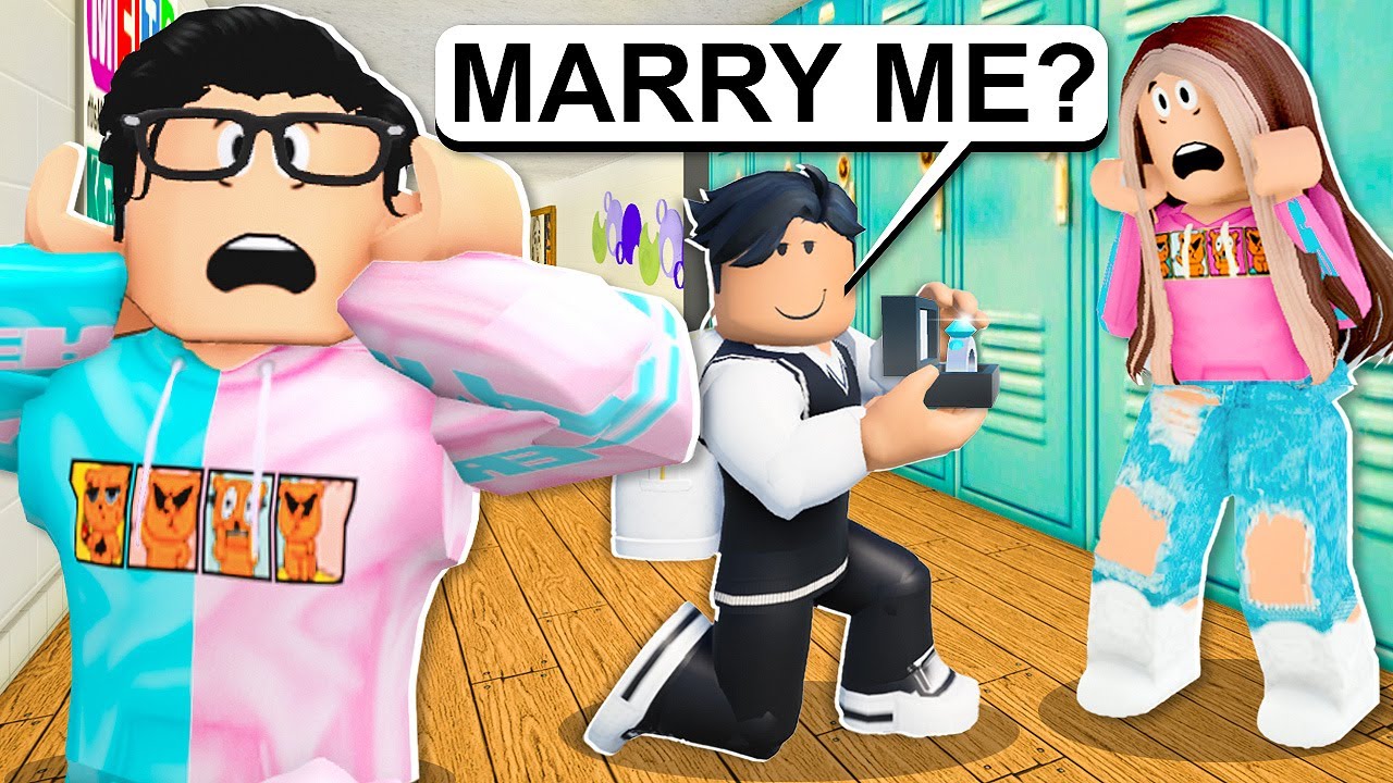 New Student Proposes To My Girlfriend! (Roblox Bloxburg)