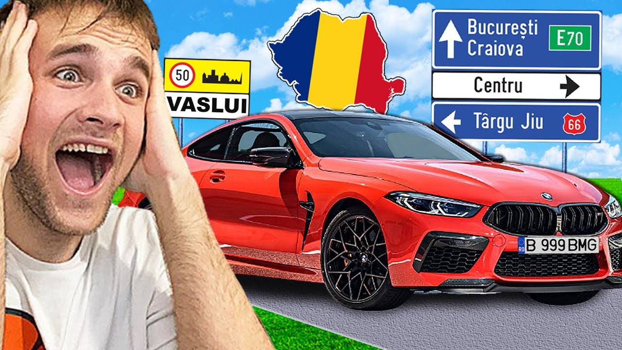 MERG cu BMW M8 prin ROMANIA! - Euro Truck Simulator 2