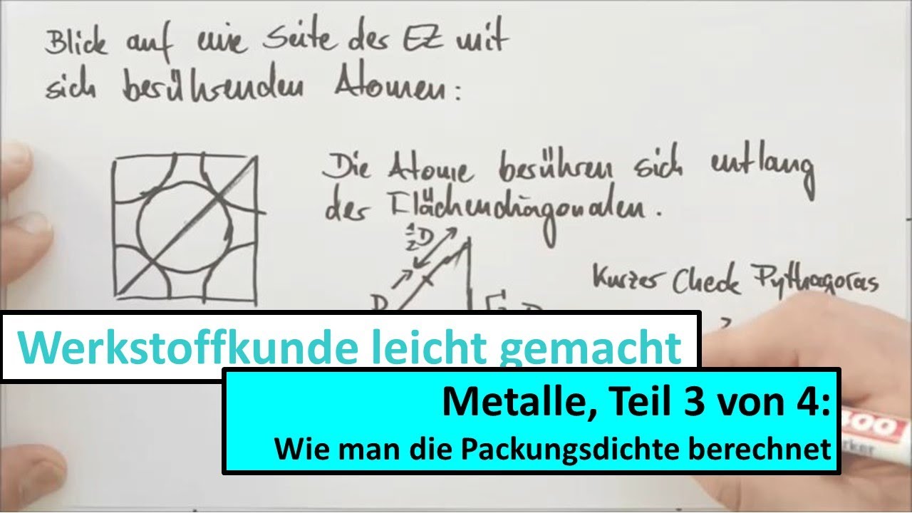 Metalle: Kristallgitter und Versetzungen, Teil 3 von 4