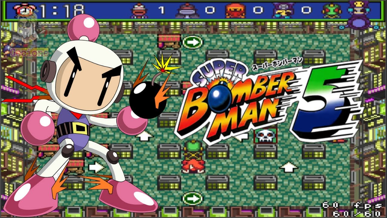 Bomberman 5 Battle Mode Super Nintendo { Gameplay }