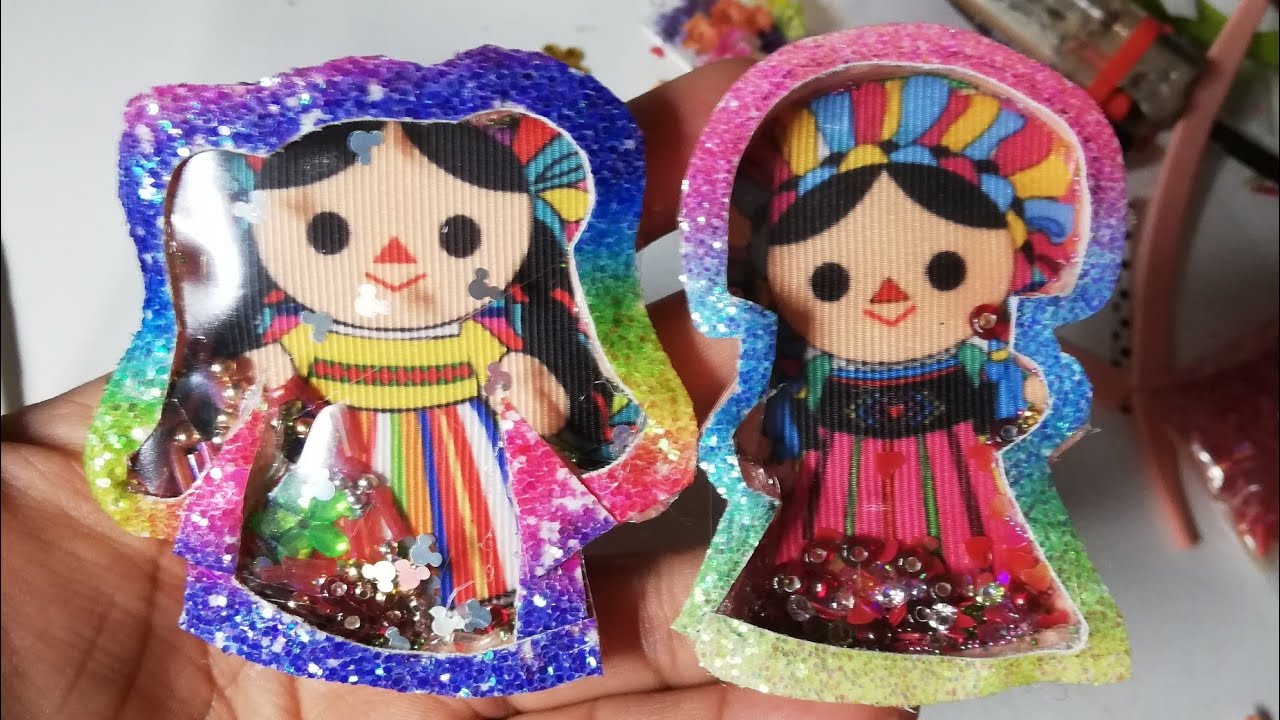 Centros para moños mexicanos - shakers de vinil