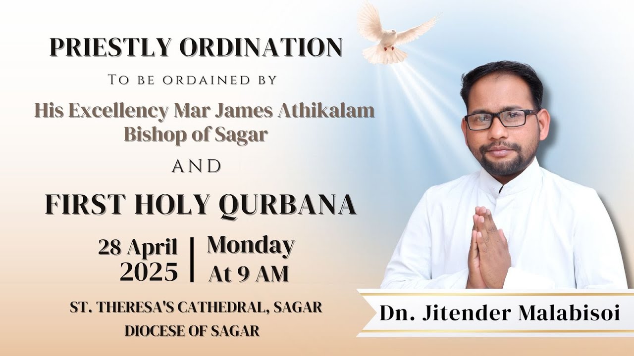 Priestly Ordination and First Holy Qurbana | Dn. Jitendra Malabisoi | Diocese of Sagar