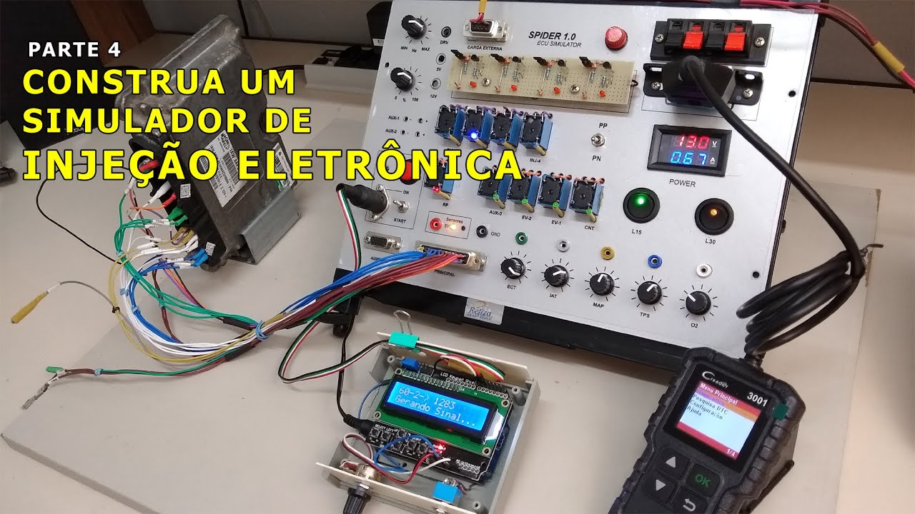 Construa um Simulador de Injeção Eletrônica - Parte 4: Eletrônica das Bobinas e Simulação Real