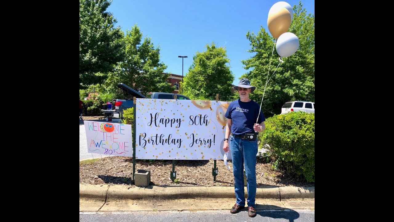 80th Birthday Driveby Party