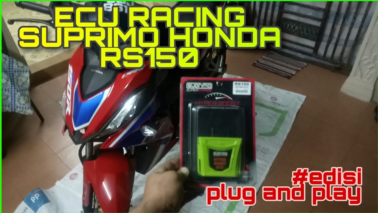 PNP ECU RACING BRAND SUPRIMO UNTUK HONDA RS150 AKU.