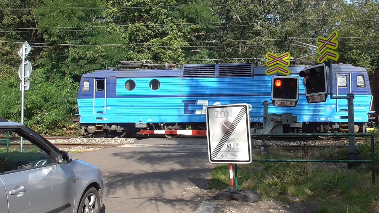 Železniční přejezd Chomutov město #1 - 23.8.2024 // Railroad crossing