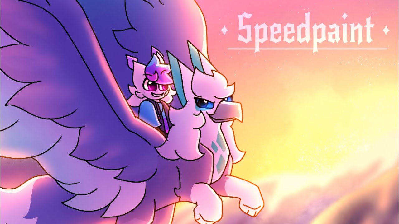 Windy and Snowfall - Speedpaint 