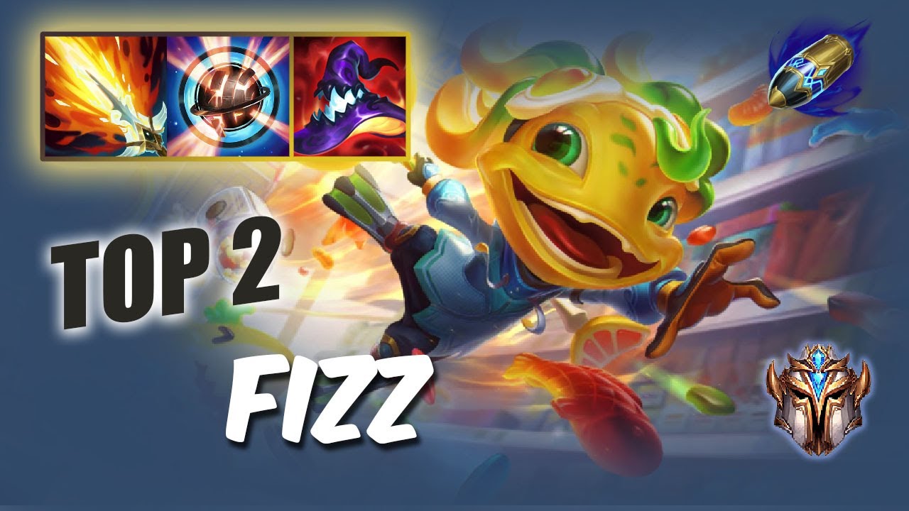 Wild Rift Fizz TOP 2  -  S13 rank game + build