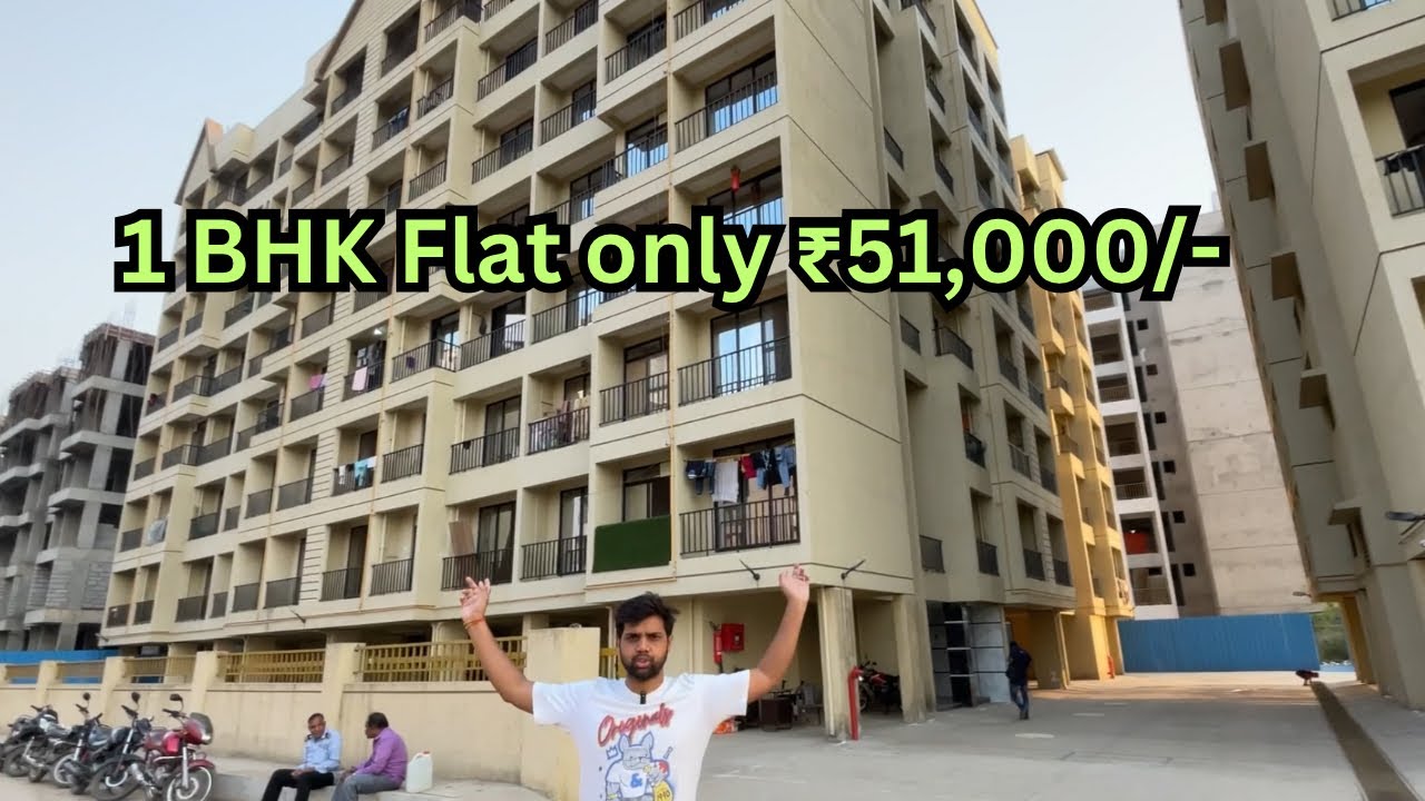 1 BHK Flat Near Panvel - ₹51,000/- only // Cheap Price Flat // 1/2 BHK // Ready to move